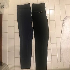 J.Crew Lot of 2 Pixie Pants Leggings Size 4 NICE!